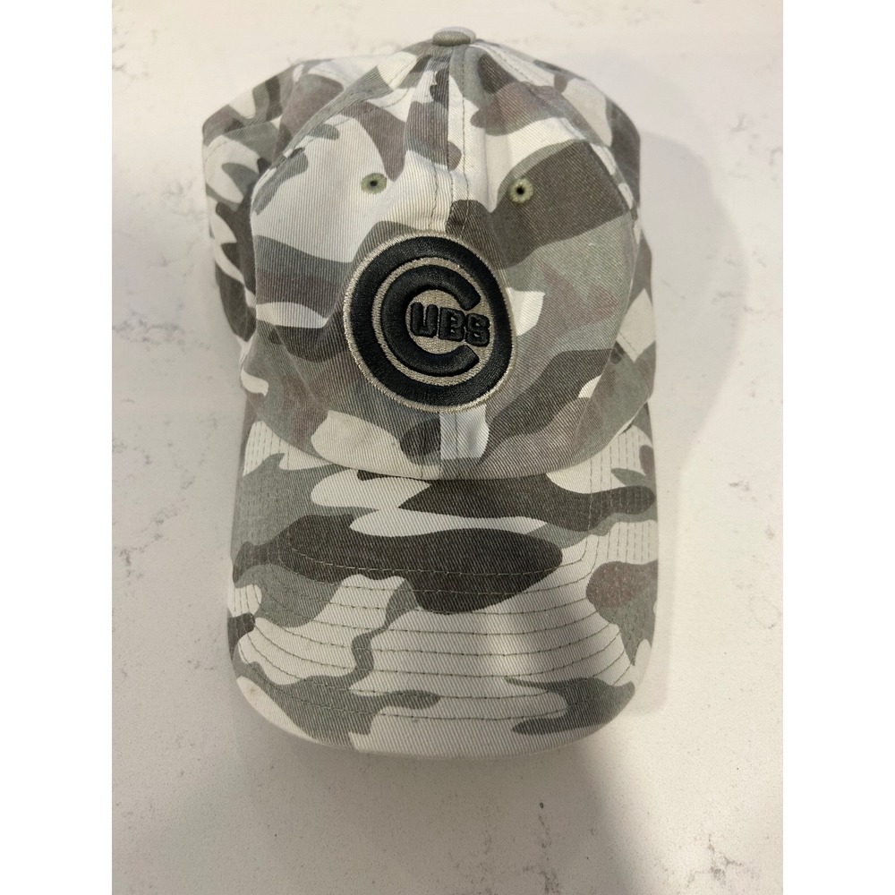 Fan Favorite Chicago Cubs Hat Mens Camo‎ MLB Baseball Cap Adjustable Strapback